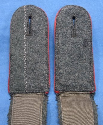 German WWII Luftwaffe Flak Artillery Kannonier Shoulder Straps, Pair — image 4