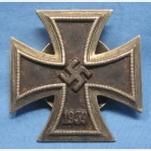 German WWII Screwback Iron Cross 1st Class, Frankenstein