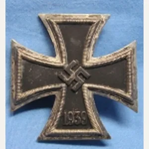 German WWII Iron Cross 1st Class, Pinback