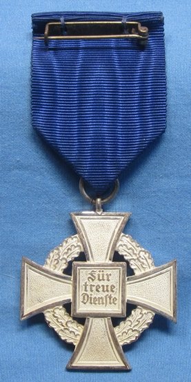 German WWII 25 year Faithful Service Cross & Ribbon — image 3