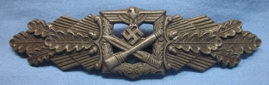 German WWII Bronze Close Combat Bar, FLL — image 2