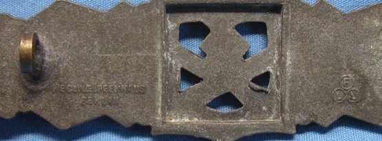 German WWII Bronze Close Combat Bar, FLL — image 3