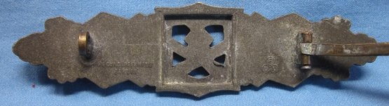 German WWII Bronze Close Combat Bar, FLL — image 4
