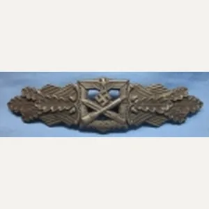 German WWII Bronze Close Combat Bar, FLL