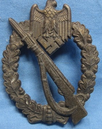 German WWII Infantry Assault Badge, Bronze, JFS, Project — image 2