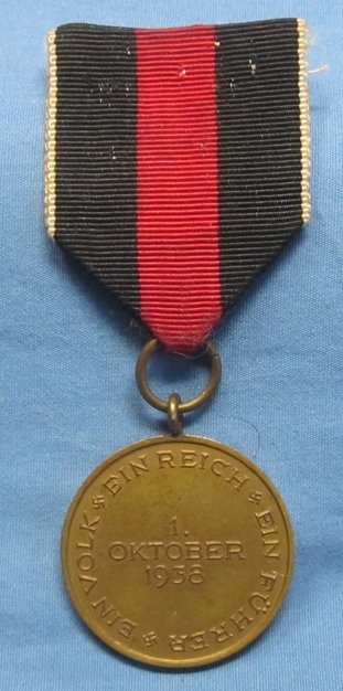 German WWII Czech Occupation Medal & Ribbon — image 3