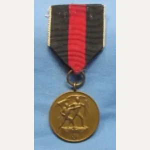 German WWII Czech Occupation Medal & Ribbon
