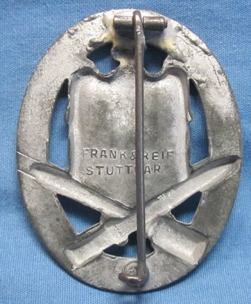 German WWII General Assault Badge, Frank & Reif — image 3