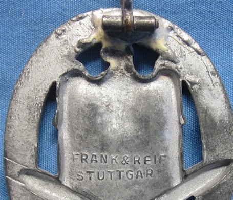 German WWII General Assault Badge, Frank & Reif — image 4