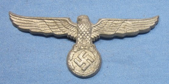 German WWII Zoll, Custums Hat Eagle Zinc — image 2