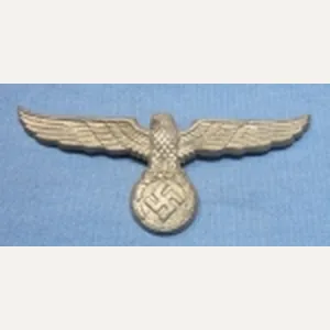 German WWII Zoll, Custums Hat Eagle Zinc