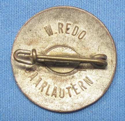 German WWII NSDAP D.V.G. Westmark Badge, W.Redo — image 3