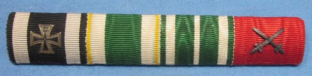German WWI 4 Place Ribbon Bar — image 2