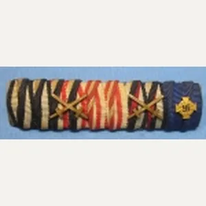 German WWI-WWII 5 Place Ribbon Bar