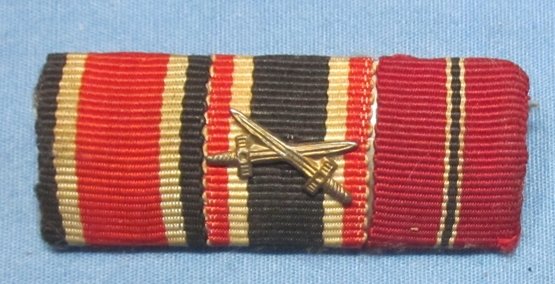 German WWII 3 Place Ribbon Bar — image 2