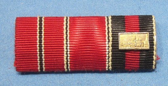 German WWII 3 Place Ribbon Bar, Prague Castle Bar — image 2