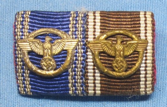 German WWII NSDAP 10 & 15 Year Long Service Ribbon — image 2