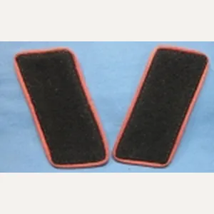 German WWII Heer Panzer Collar Tabs, Pair