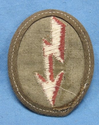 German WWII Heer Tropical Kradschutzen Signal Blitz — image 3