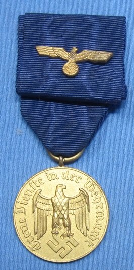 German WWII Heer Long Service Medal, 12 Years — image 2