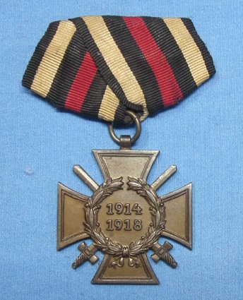 German WWI Hindenburg Cross, Parade Mount — image 2