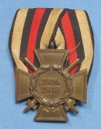 German WWI Hindenburg Cross, Parade Mount — image 2