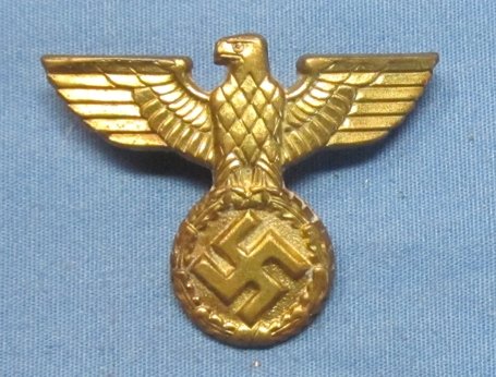 German WWII Postal Hat Eagle — image 2