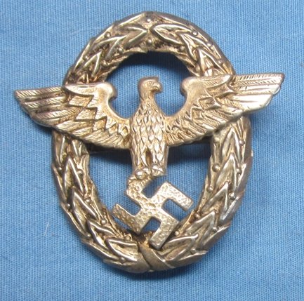 German WWII Early Pattern Police Eagle — image 2