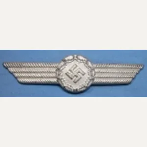 German WWII Luftwaffe Fire Brigade Cap Wreath