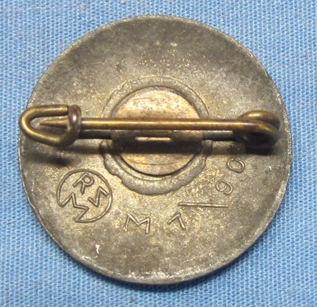 German WWII NSDAP Party Badge, Zinc, Painted Finish — image 2