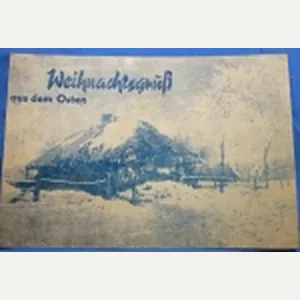 German WWII Feldpost Christmas Card 1942