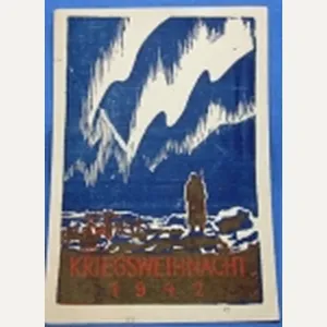 German WWII Feldpost Christmas Card 1942