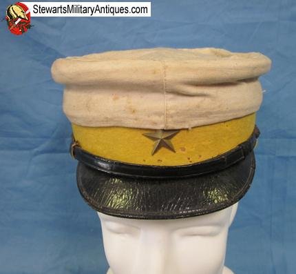  Japanese Meiji Era Russo Japanese War Infantry NCO Hat, Removable Cover — image 4