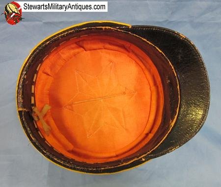  Japanese Meiji Era Russo Japanese War Infantry NCO Hat, Removable Cover — image 5