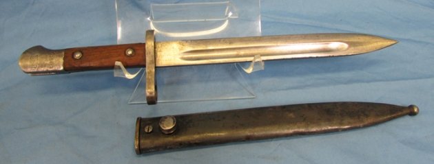  Turkish WWII Era, M1935 Mauser Rifle Bayonet — image 3
