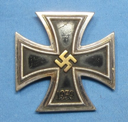German WWII Iron Cross 1st Class, Brass Center — image 2