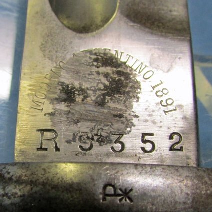  Argentine M1891 Mauser Bayonet Alloy Grips Weyersburg Mfg Matching — image 6