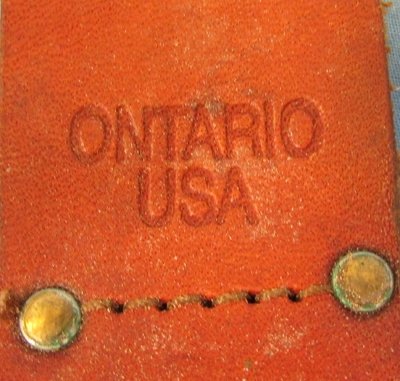  US Cold War USMC-94 Parachutist Knife & Sheath, Ontario Mfg — image 4