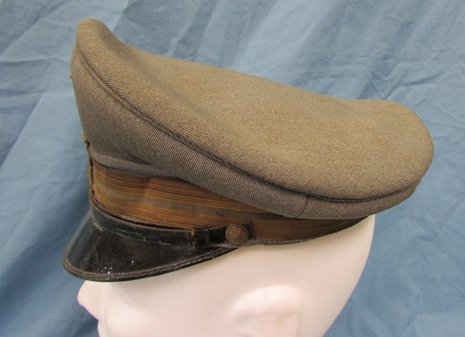  Italian WWII Grey Topped Infantry Officers Visor Hat — image 4