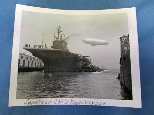  US Post WWII US Navy Scrapbook, Leather Cover, Chinese Dragons — image 11