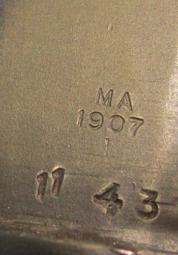  British WWII M1907 Enfield Pattern Bayonet, Australian Mfg — image 5