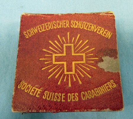  Swiss WWII Era Marksmanship Association Shooting Medal, Cased — image 2