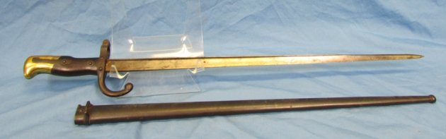  French M1874 Gras Bayonet, Navy Marked, 1883 — image 3