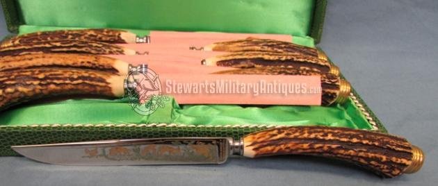  German Cold War Era Carving Set, Anton Wingen Jr Mfg — image 3