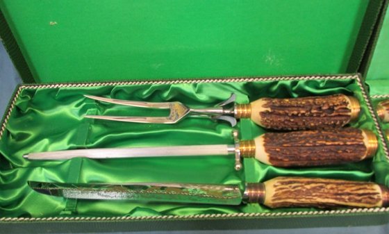  German Cold War Era Carving Set, Anton Wingen Jr Mfg — image 7