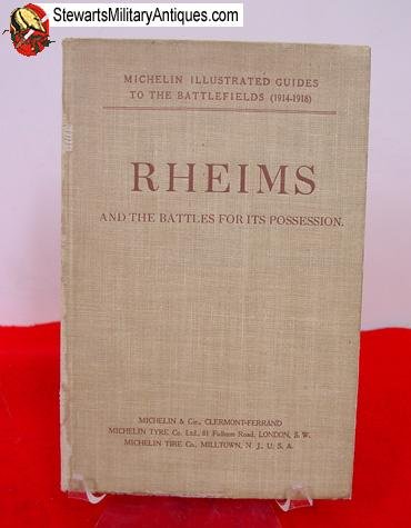  Post WWI Michelin Guide to Rheims France — image 2