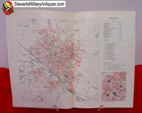  Post WWI Michelin Guide to Rheims France — image 3