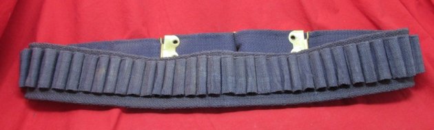 US Spanish American War Blue Canvas 45 Loop Cartridge Belt — image 3