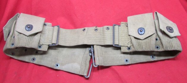 US WWI, Dismounted Pattern, MILLS 10 Pocket Ammunition Belt — image 3