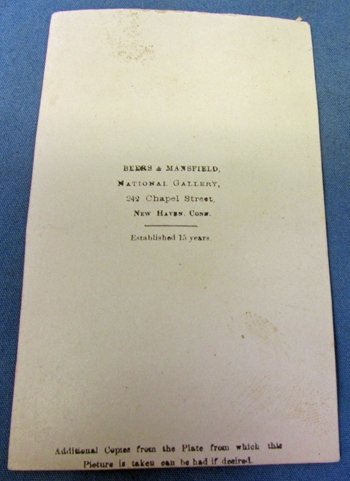  US Civil War CDV, Connecticut Officer & Corps Badge, 6th Corps? — image 4